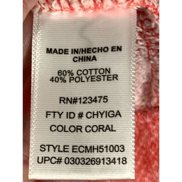 Box 001 Ellen Tracy Company Women's Long Sleeve Embellished Sweater Coral XX-Lar - Picture 6 of 8